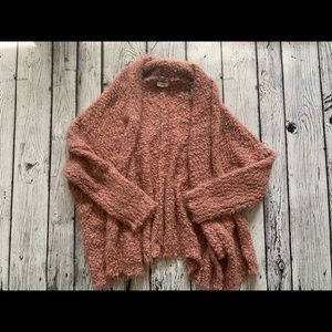 Entro Open Front Fuzzy Cardigan ~ Size Small